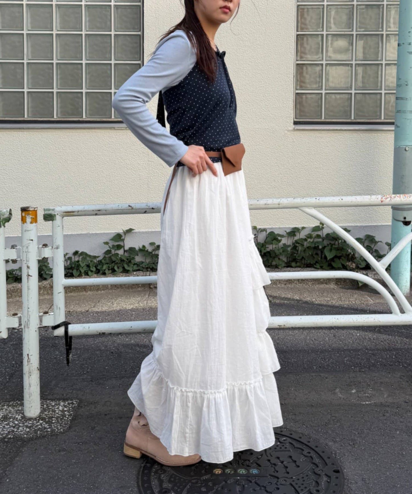 w closet Halter Camisole Cardigan 2P Set - Image 14