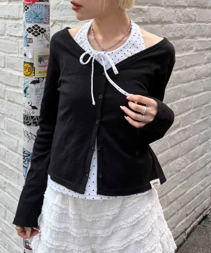 w closet Halter Camisole Cardigan 2P Set - Image 30