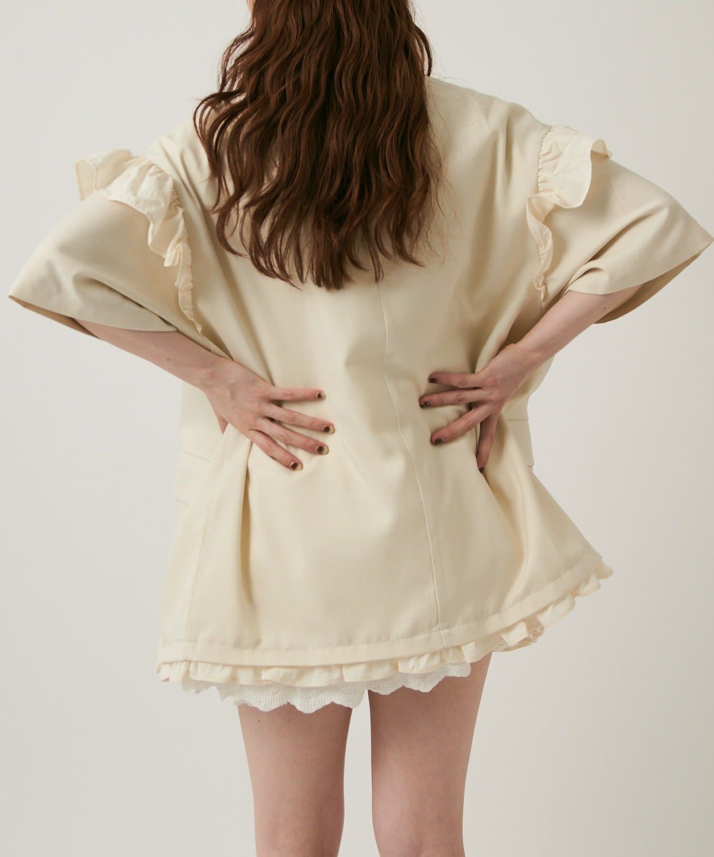 w closet 荷葉邊短袖外套 - Image 14