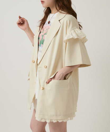 w closet 荷葉邊短袖外套 - Image 16