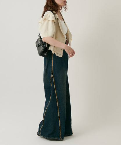 w closet 荷葉邊短袖外套 - Image 9