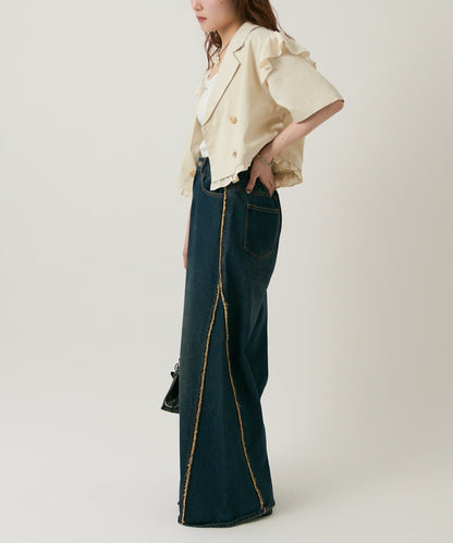 w closet 荷葉邊短袖外套 - Image 11