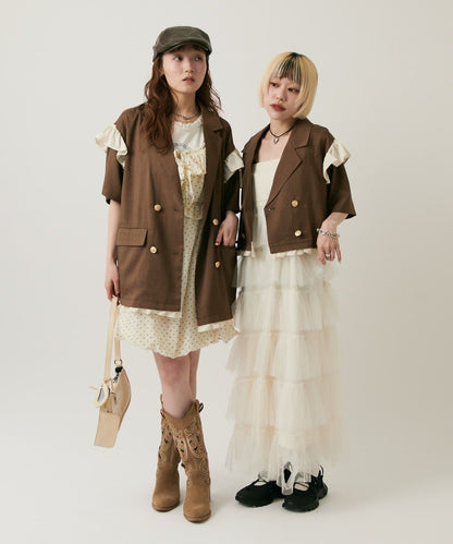 w closet 荷葉邊短袖外套 - Image 28