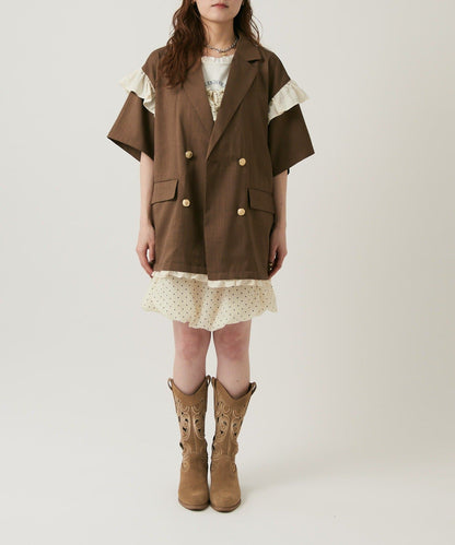 w closet 荷葉邊短袖外套 - Image 32
