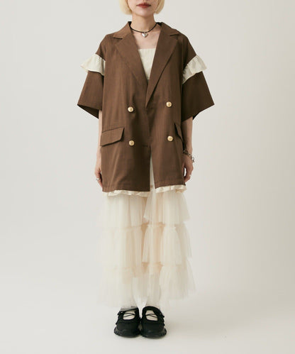 w closet 荷葉邊短袖外套 - Image 35