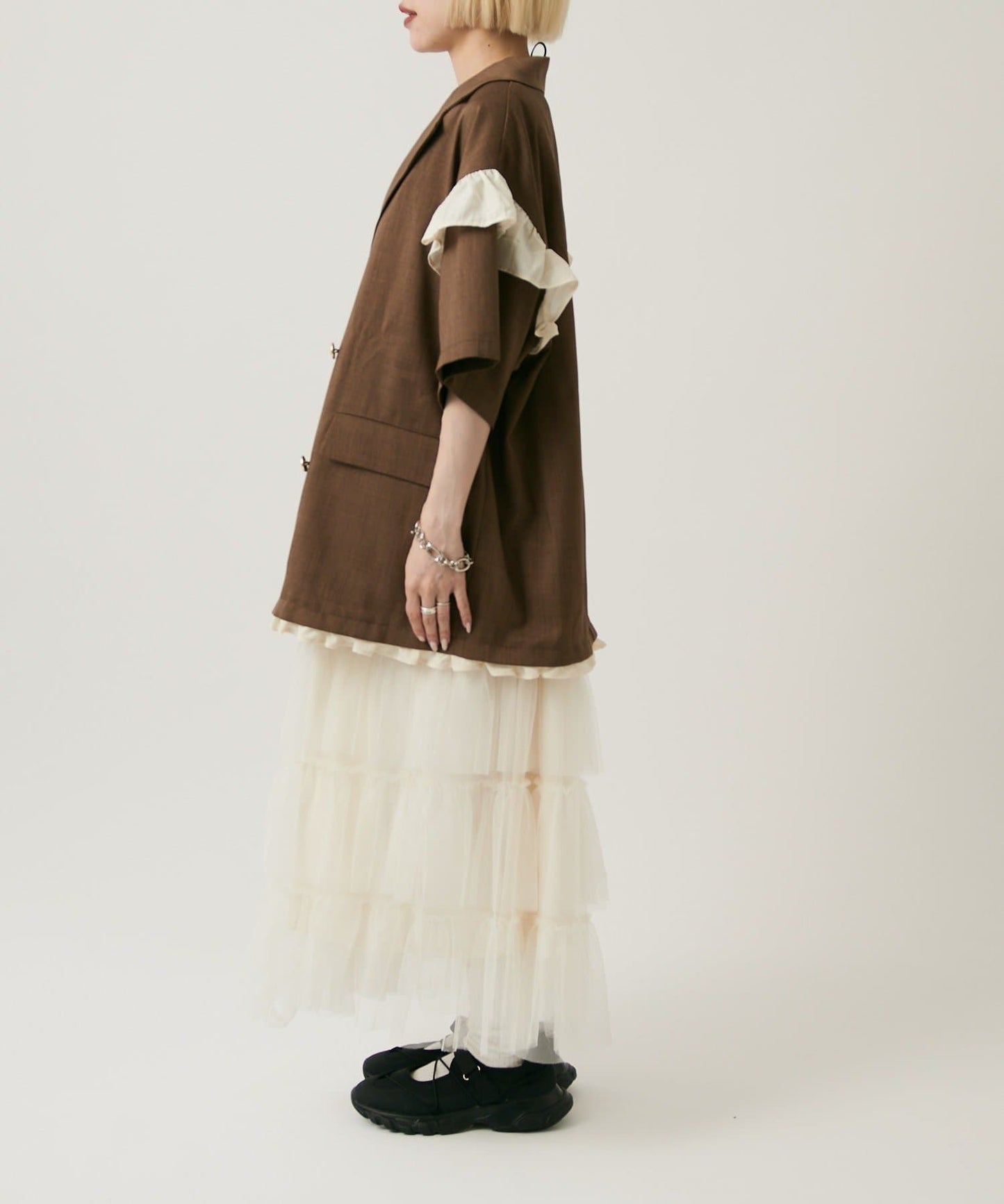w closet 荷葉邊短袖外套 - Image 36