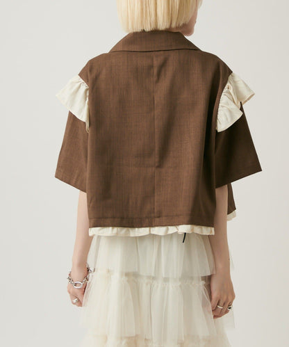 w closet 荷葉邊短袖外套 - Image 40