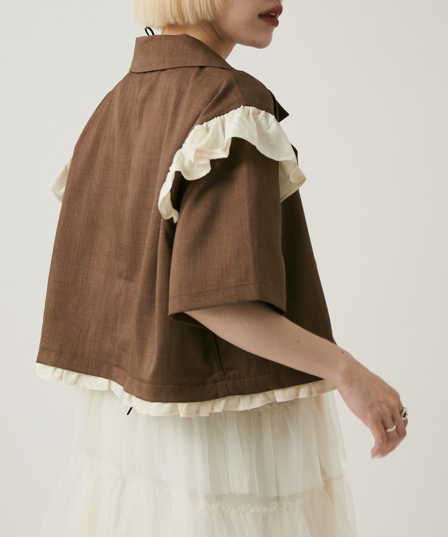 w closet 荷葉邊短袖外套 - Image 41