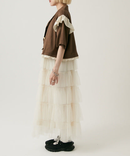 w closet 荷葉邊短袖外套 - Image 43