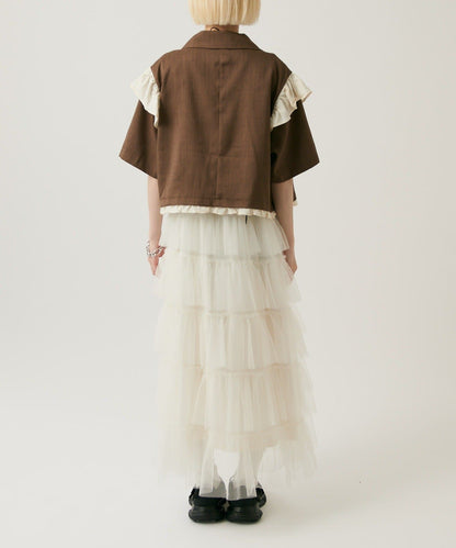 w closet 荷葉邊短袖外套 - Image 44