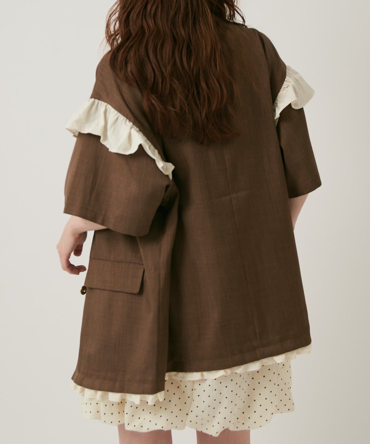 w closet 荷葉邊短袖外套 - Image 25
