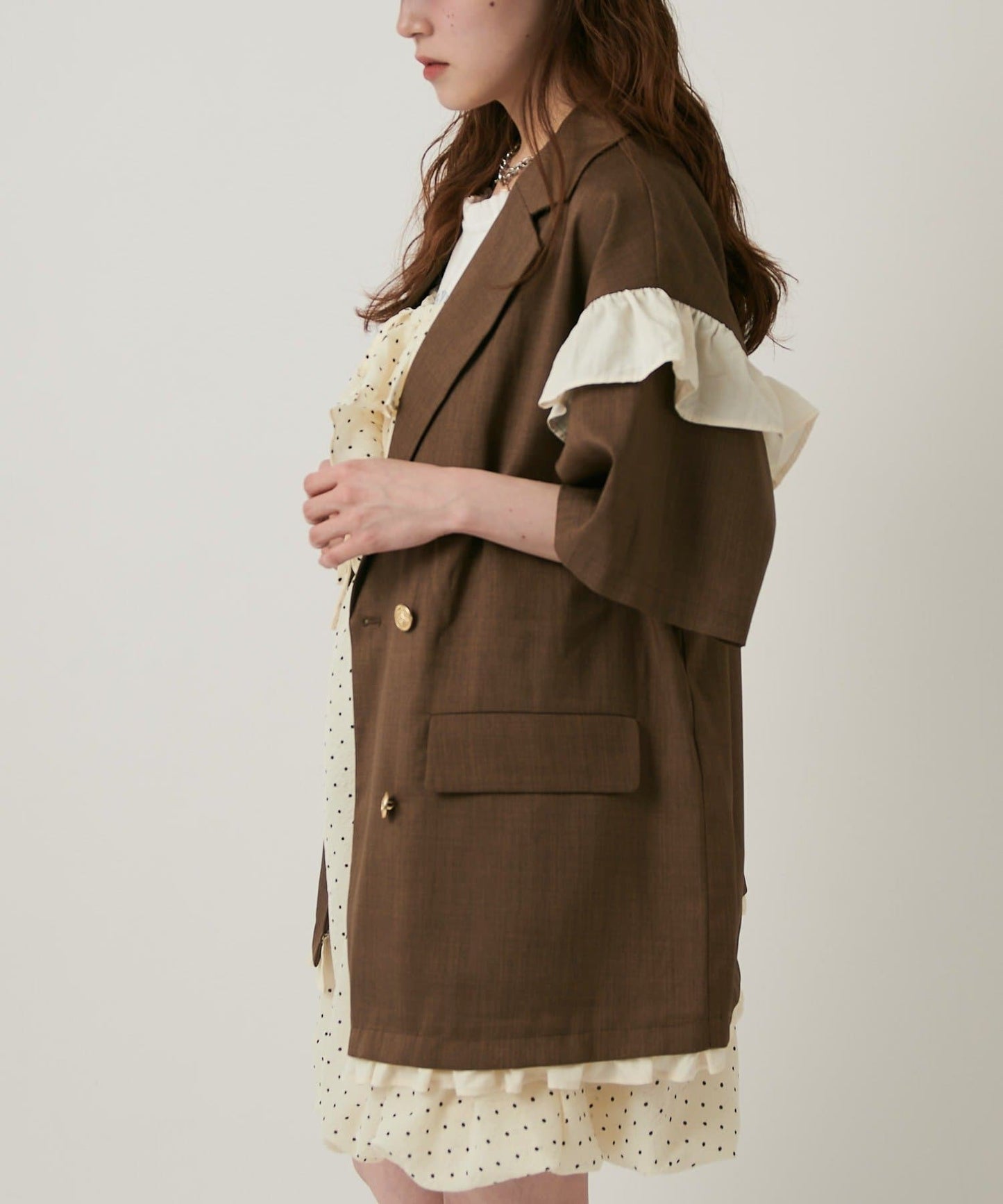 w closet 荷葉邊短袖外套 - Image 27