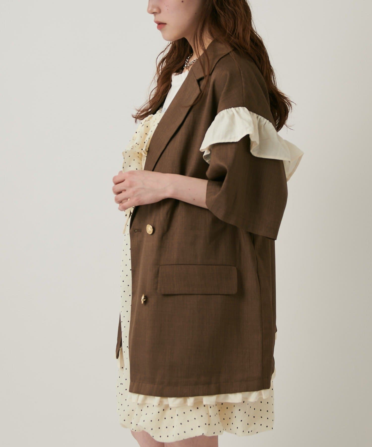 w closet 荷葉邊短袖外套 - Image 27