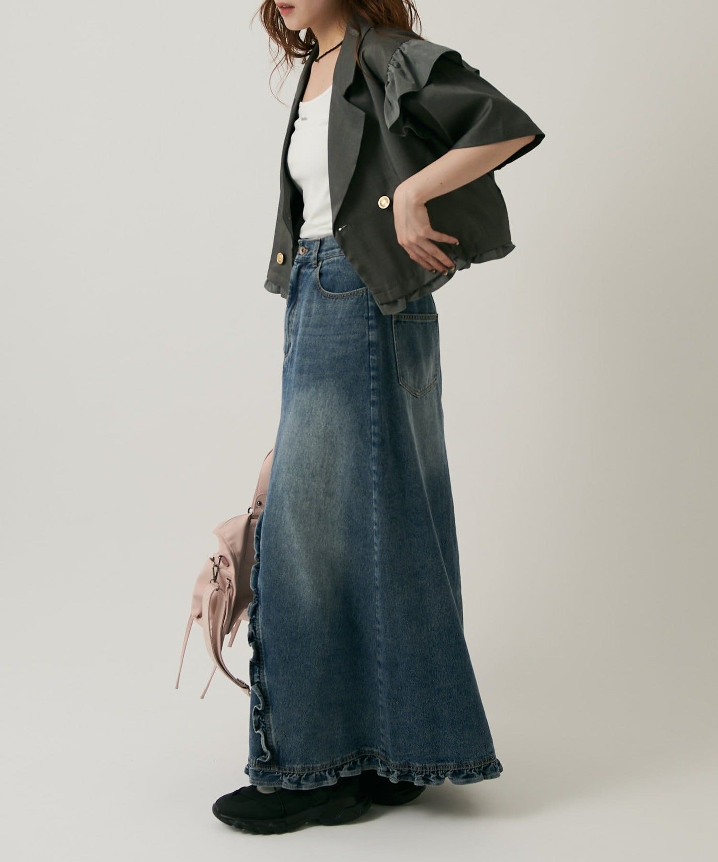 w closet 荷葉邊短袖外套 - Image 54