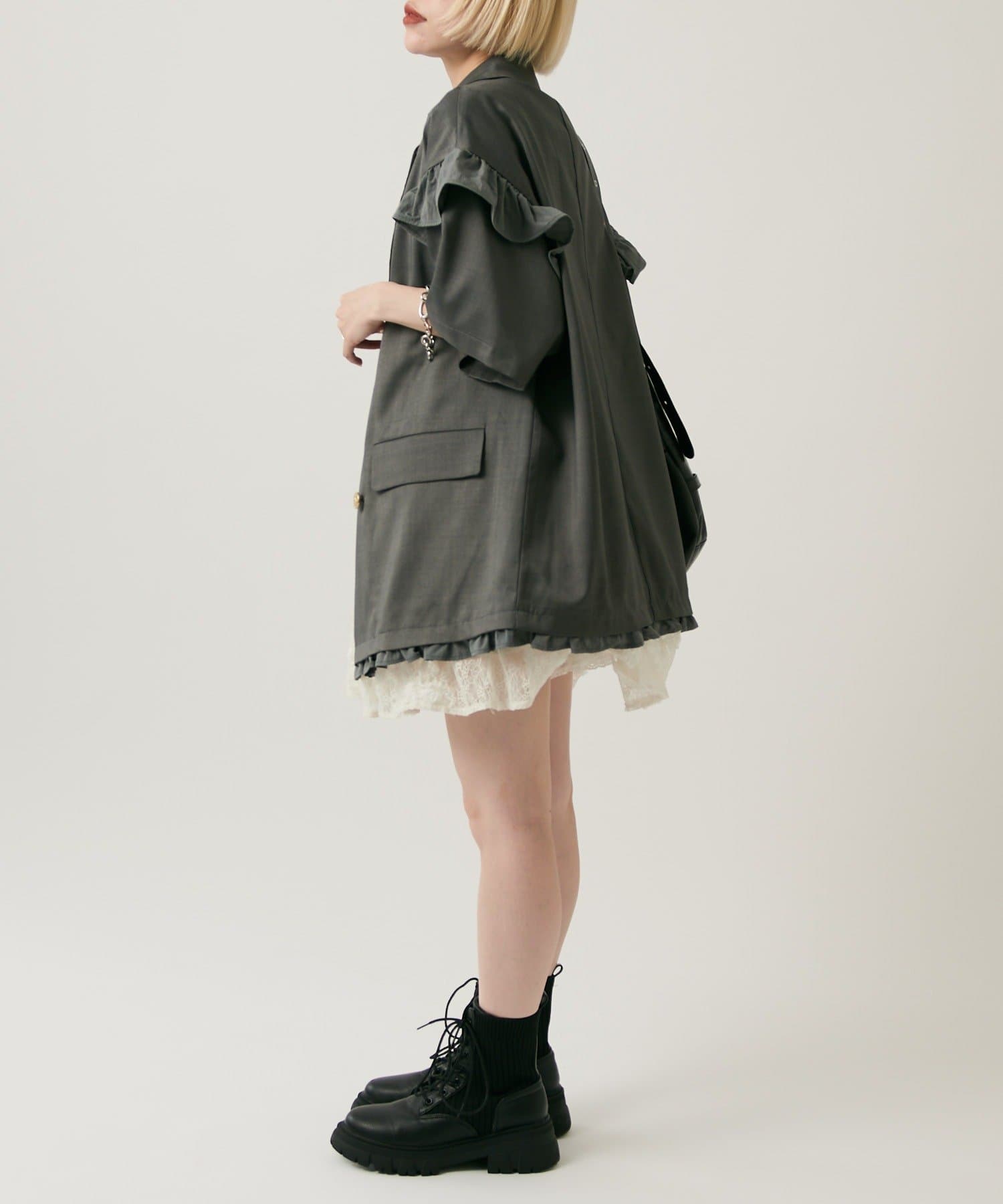 w closet 荷葉邊短袖外套 - Image 60