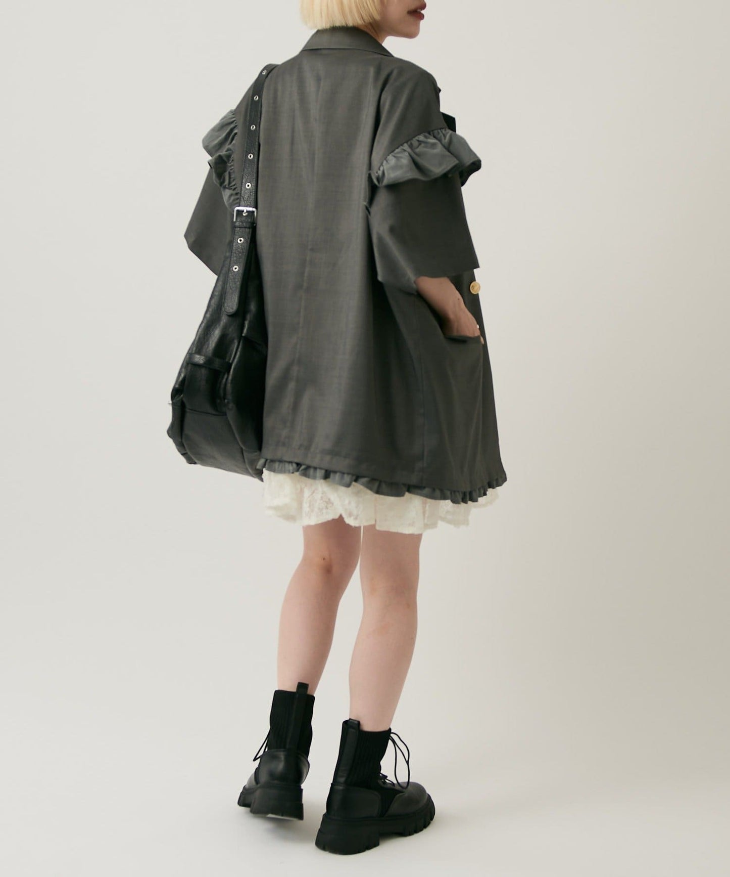w closet 荷葉邊短袖外套 - Image 61