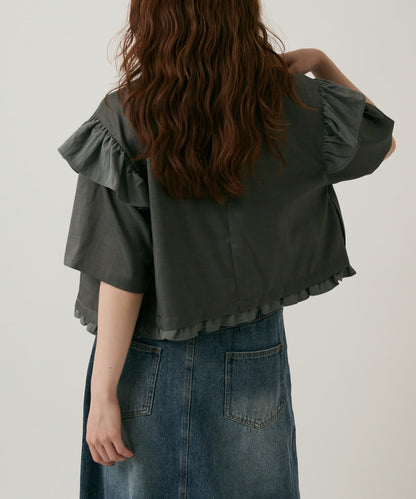 w closet 荷葉邊短袖外套 - Image 46