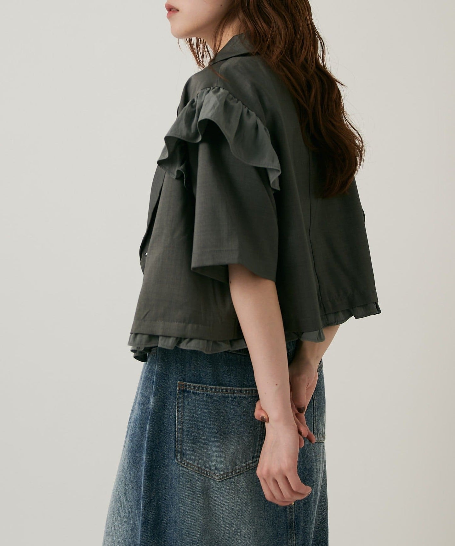 w closet 荷葉邊短袖外套 - Image 47