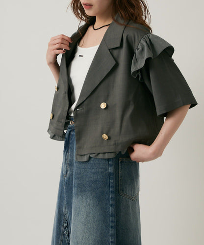 w closet 荷葉邊短袖外套 - Image 48