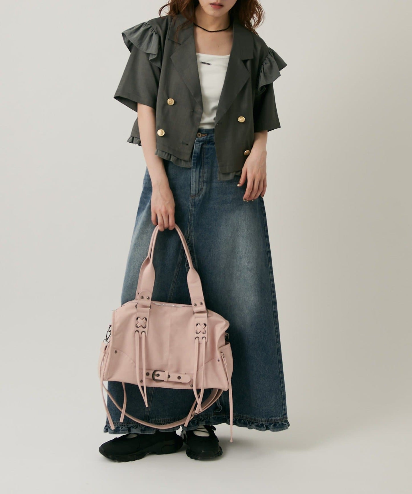 w closet 荷葉邊短袖外套 - Image 50