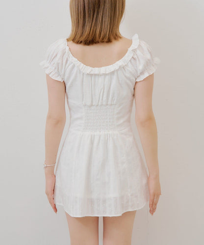 [Set Fair Item #8] CHICO French sleeve flared mini dress - Image 17