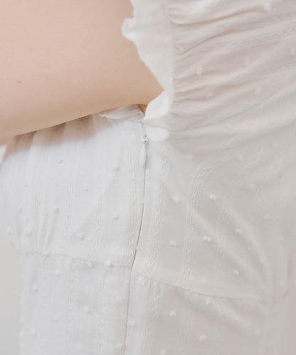 [Set Fair Item #8] CHICO French sleeve flared mini dress - Image 19