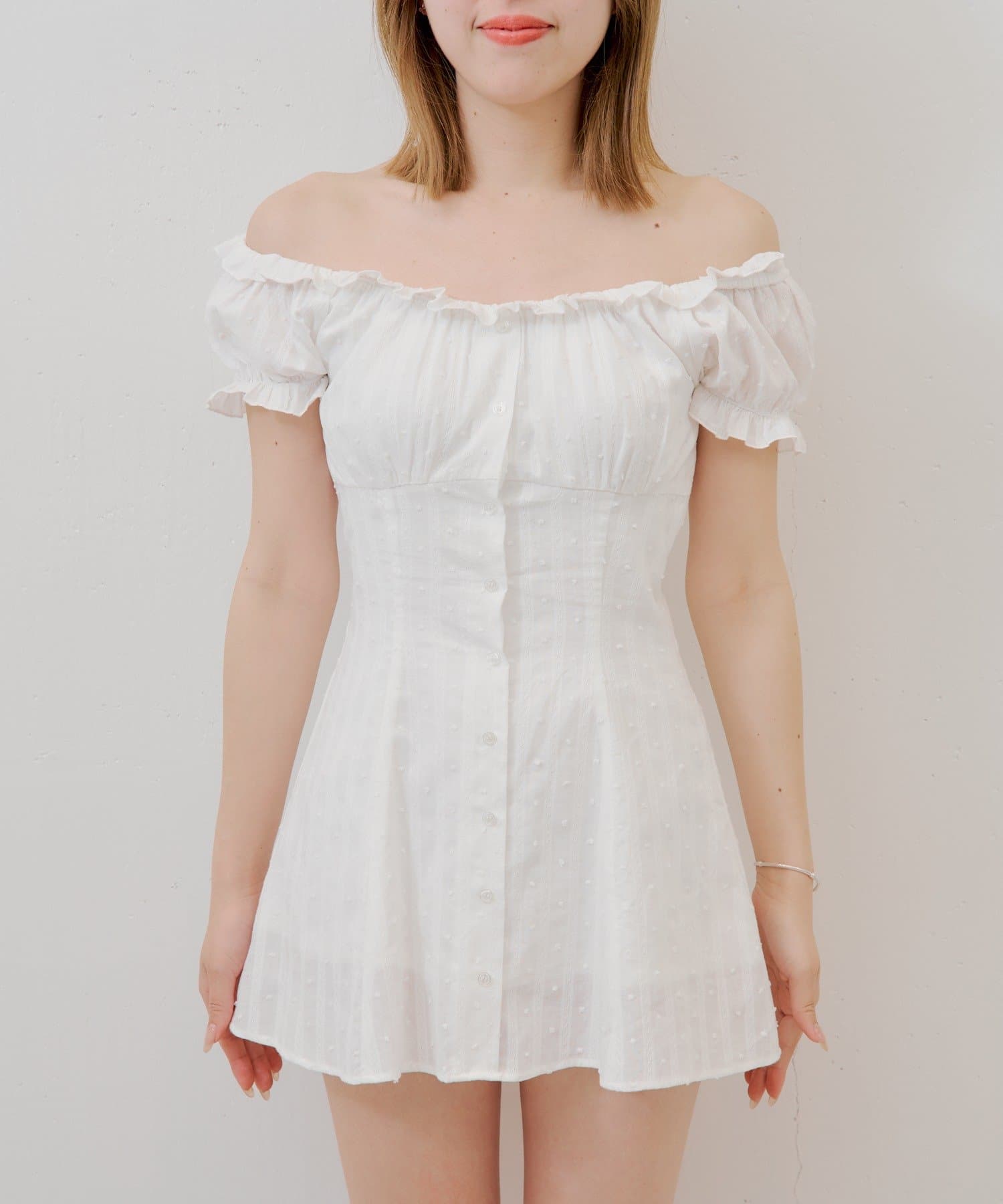 [Set Fair Item #8] CHICO French sleeve flared mini dress - Image 23