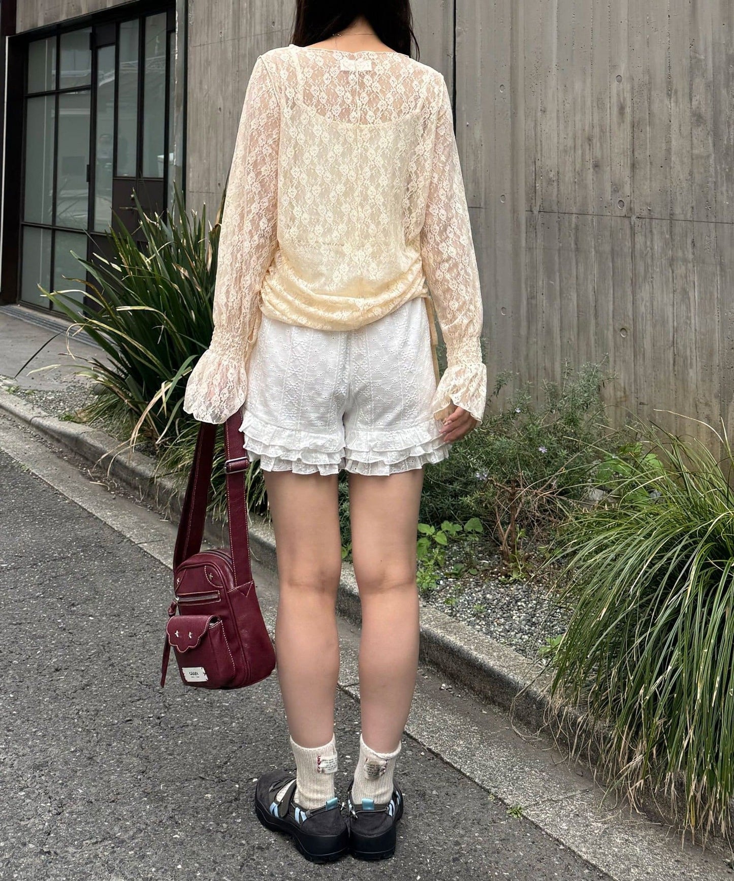 CIAOPANIC Shirred Lace Top - Image 18