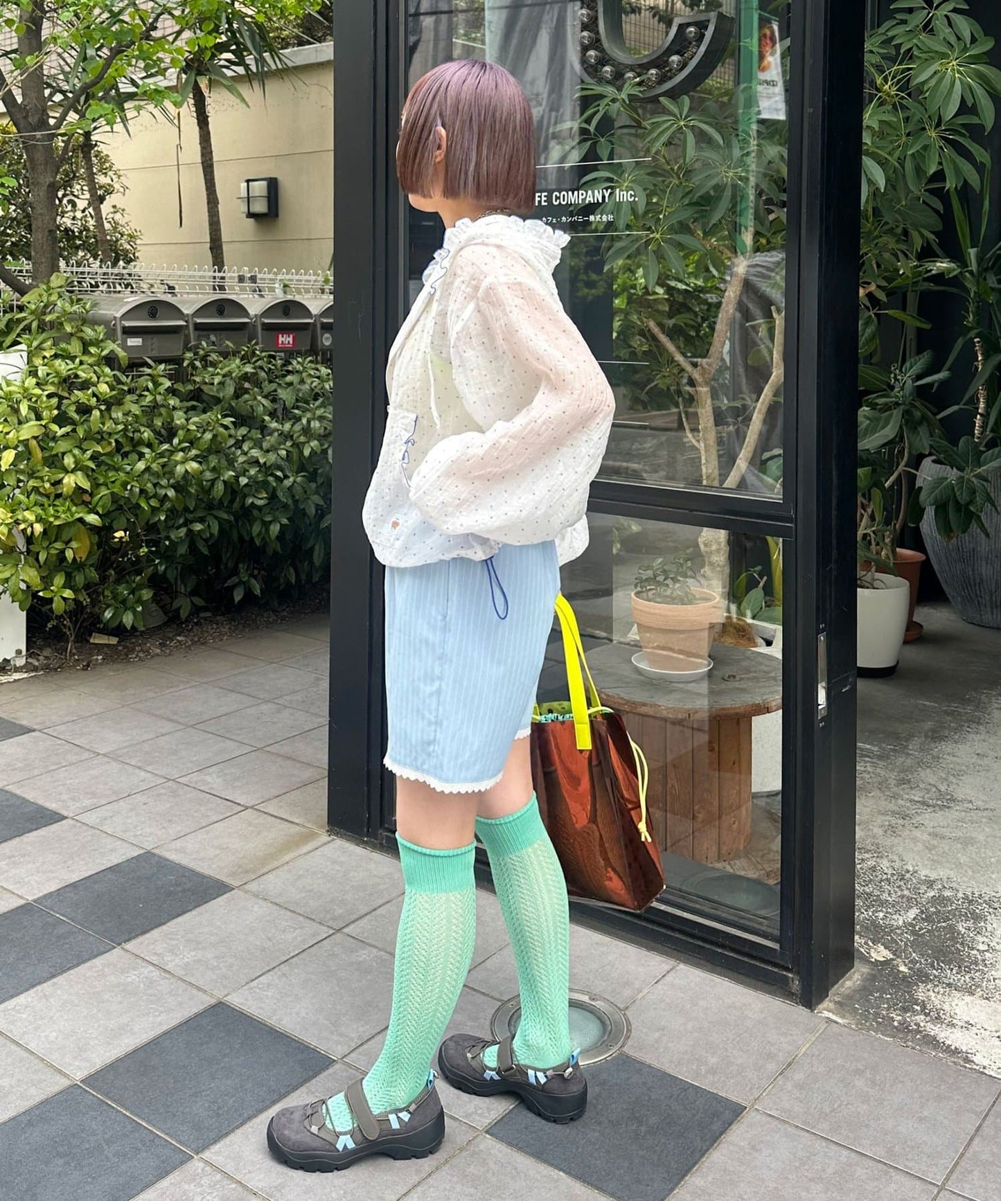 HELLO.SANFRANCISCO 波點荷葉邊薄紗外套 - Image 10
