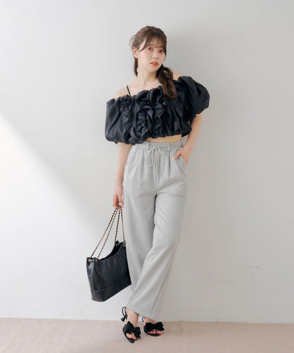 [Set Fair Item #5] CHICO 荷葉邊露肩balloon blouse - Image 16