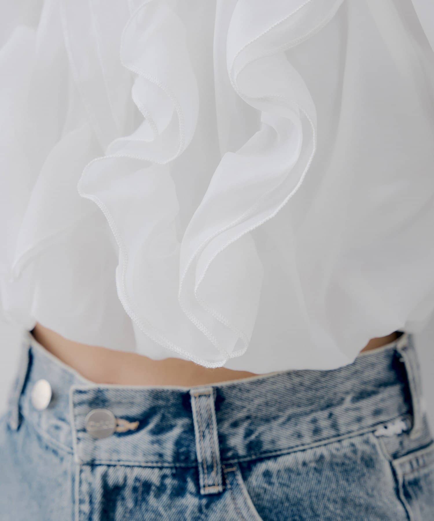 [Set Fair Item #5] CHICO 荷葉邊露肩balloon blouse - Image 29