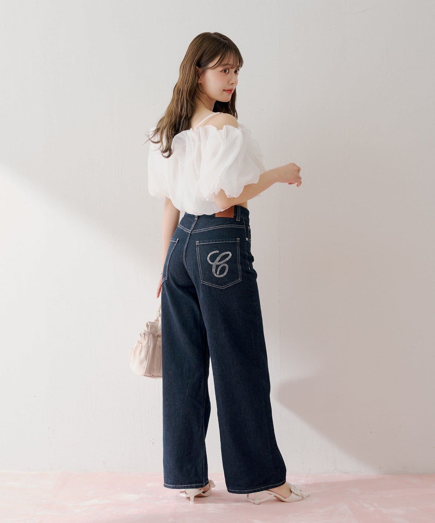 [Set Fair Item #5] CHICO 荷葉邊露肩balloon blouse - Image 9