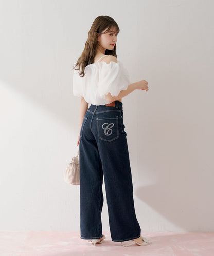 [Set Fair Item #5] CHICO 荷葉邊露肩balloon blouse - Image 9