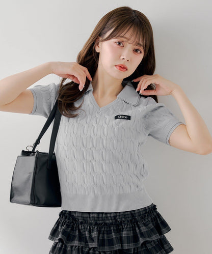 [Set Fair Item #1] CHICO Layered Polo Knit - Image 14