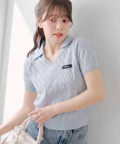 [Set Fair Item #1] CHICO Layered Polo Knit - Image 16