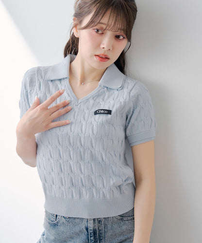 [Set Fair Item #1] CHICO Layered Polo Knit - Image 17