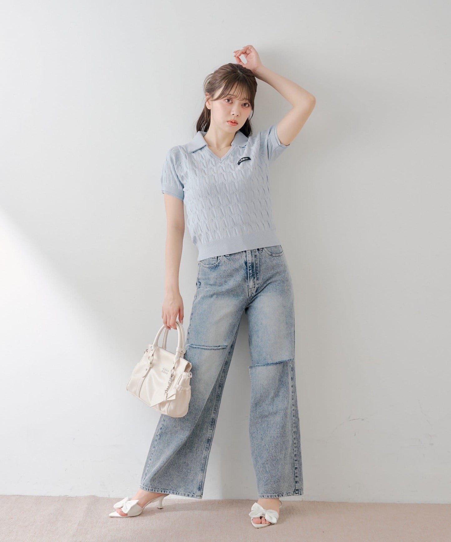 [Set Fair Item #1] CHICO Layered Polo Knit - Image 19