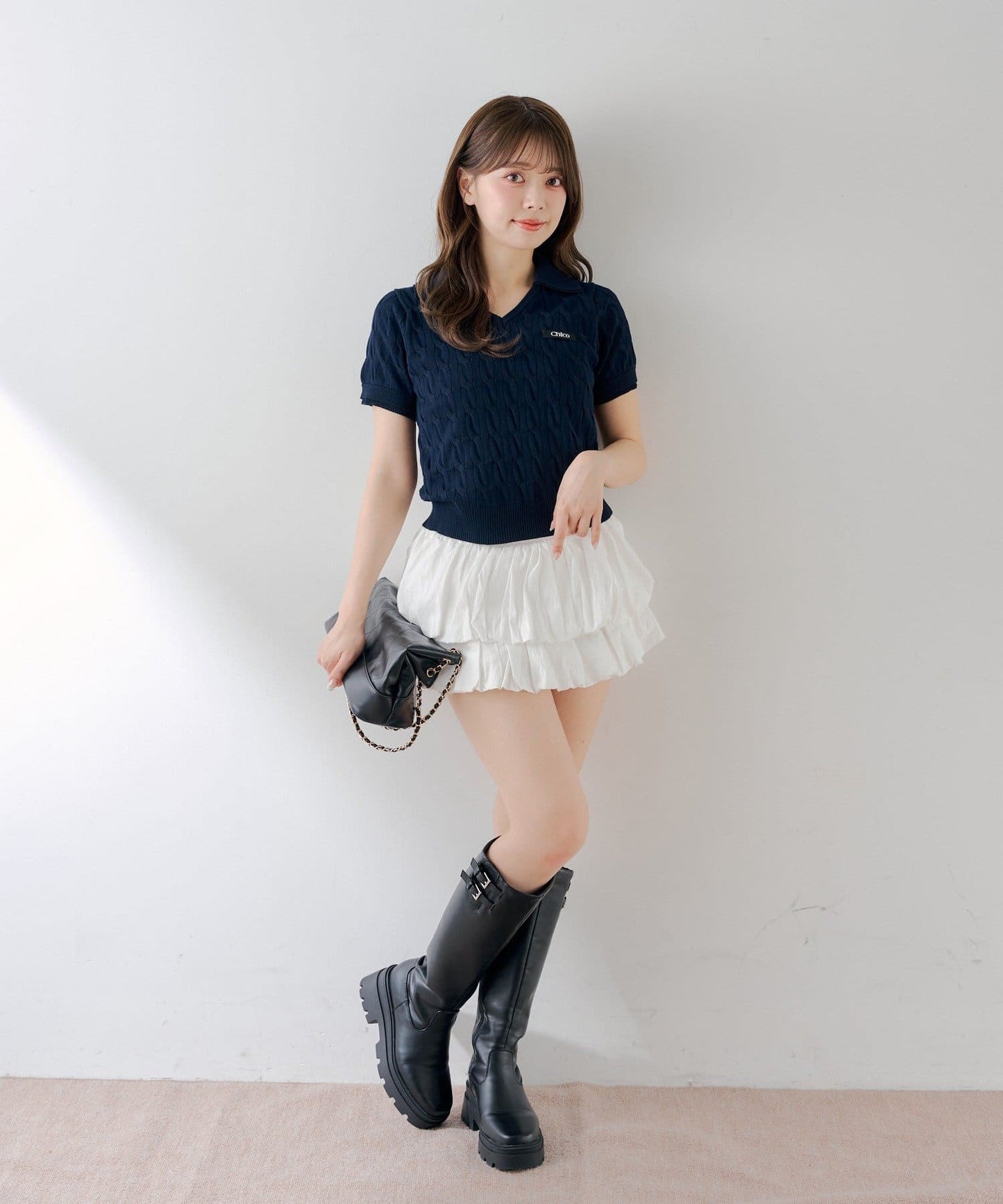 [Set Fair Item #1] CHICO Layered Polo Knit - Image 10