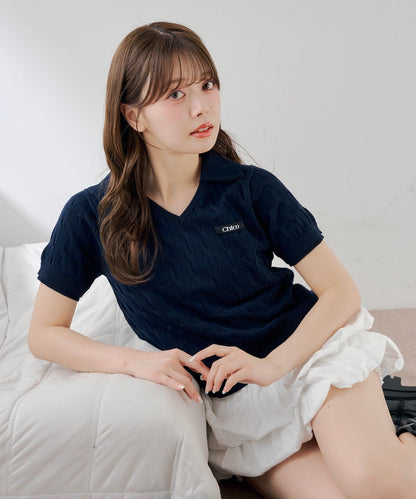 [Set Fair Item #1] CHICO Layered Polo Knit - Image 11