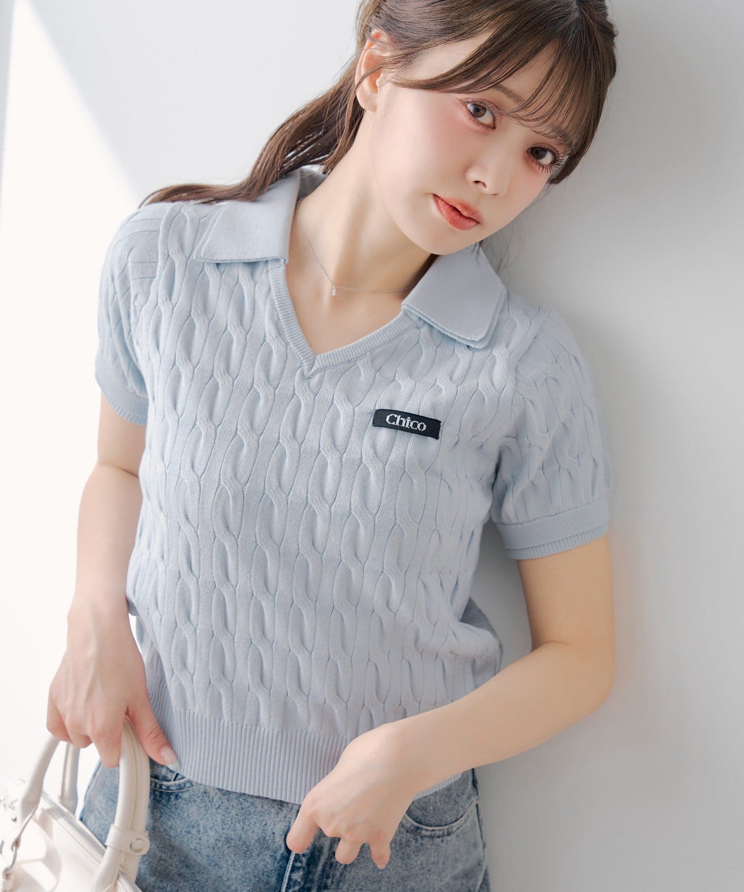 [Set Fair Item #1] CHICO Layered Polo Knit - Image 3