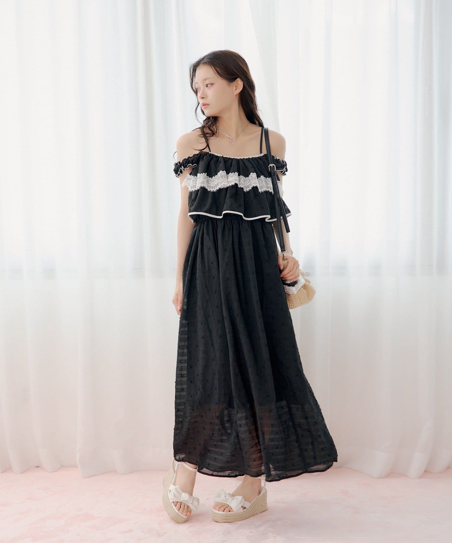 [Set Fair Item #9] CHICO Lace airy dress - Image 6