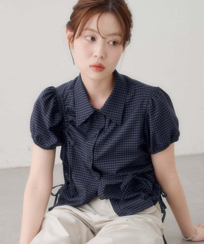 Kastane puff rubbon shirt - Image 4