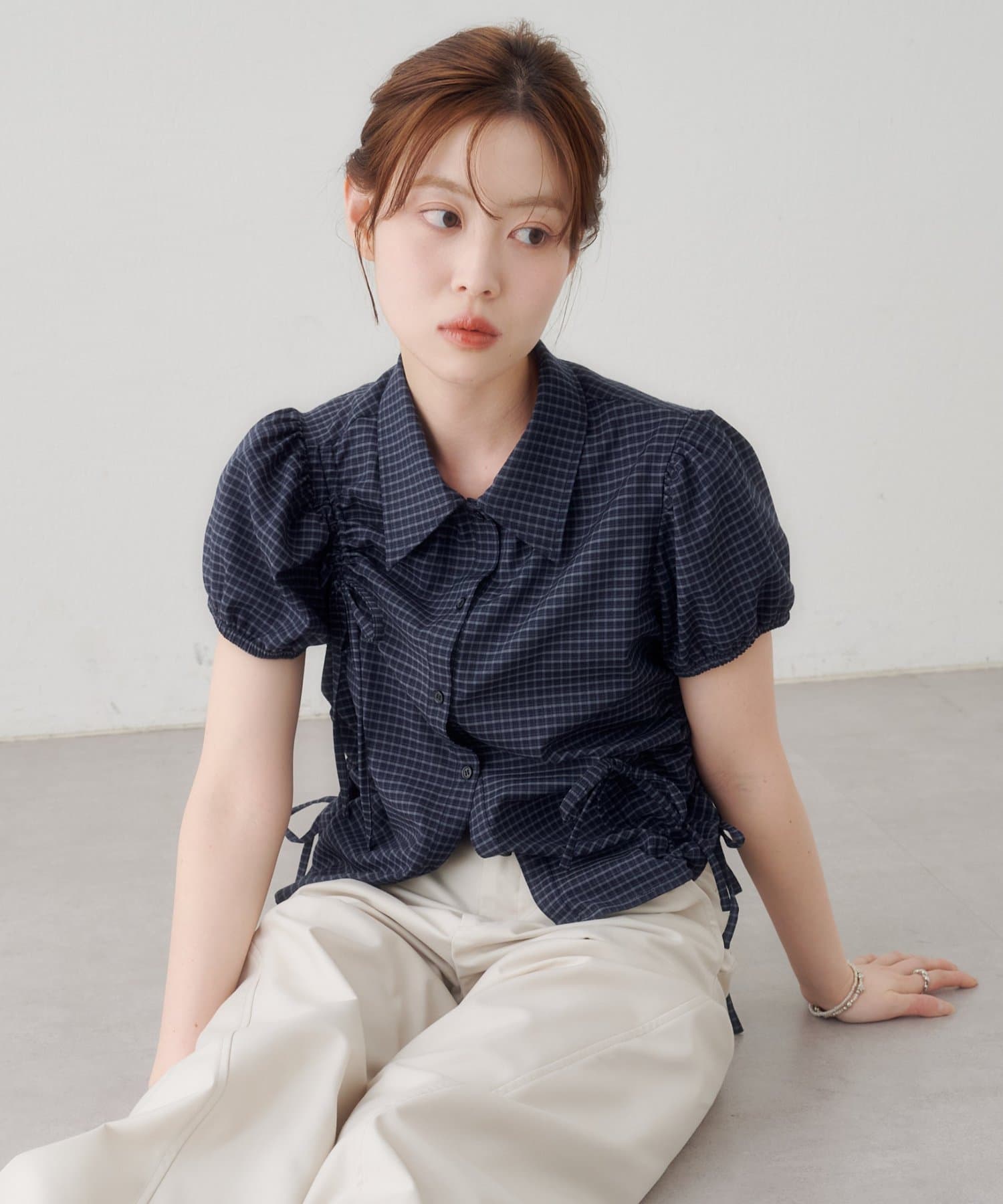 Kastane puff rubbon shirt - Image 7