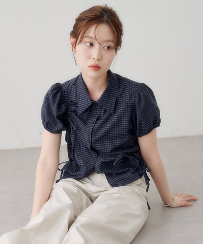 Kastane puff rubbon shirt - Image 7