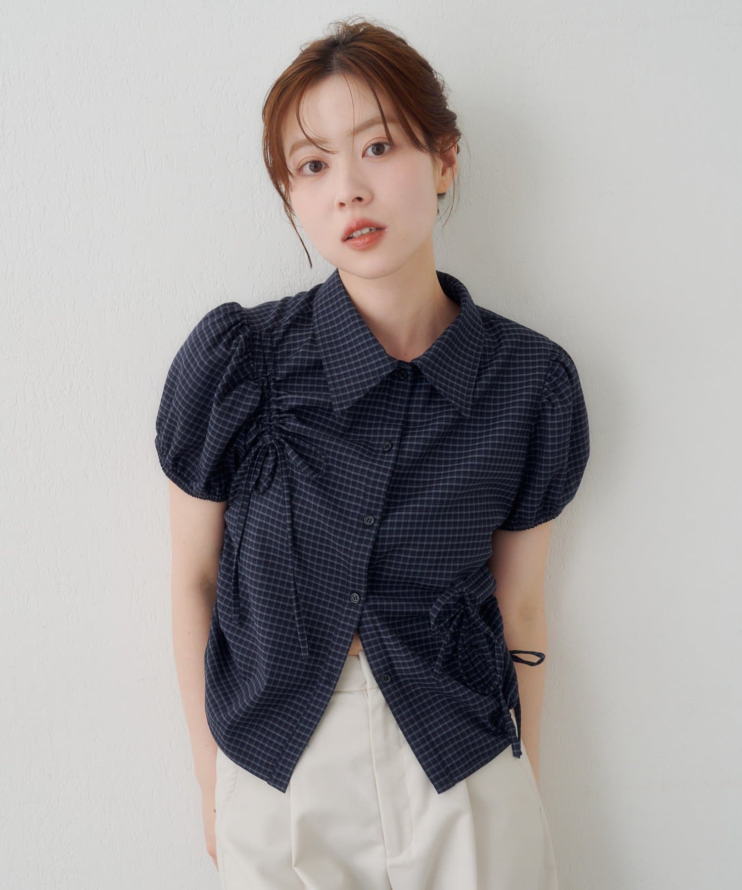 Kastane puff rubbon shirt - Image 9