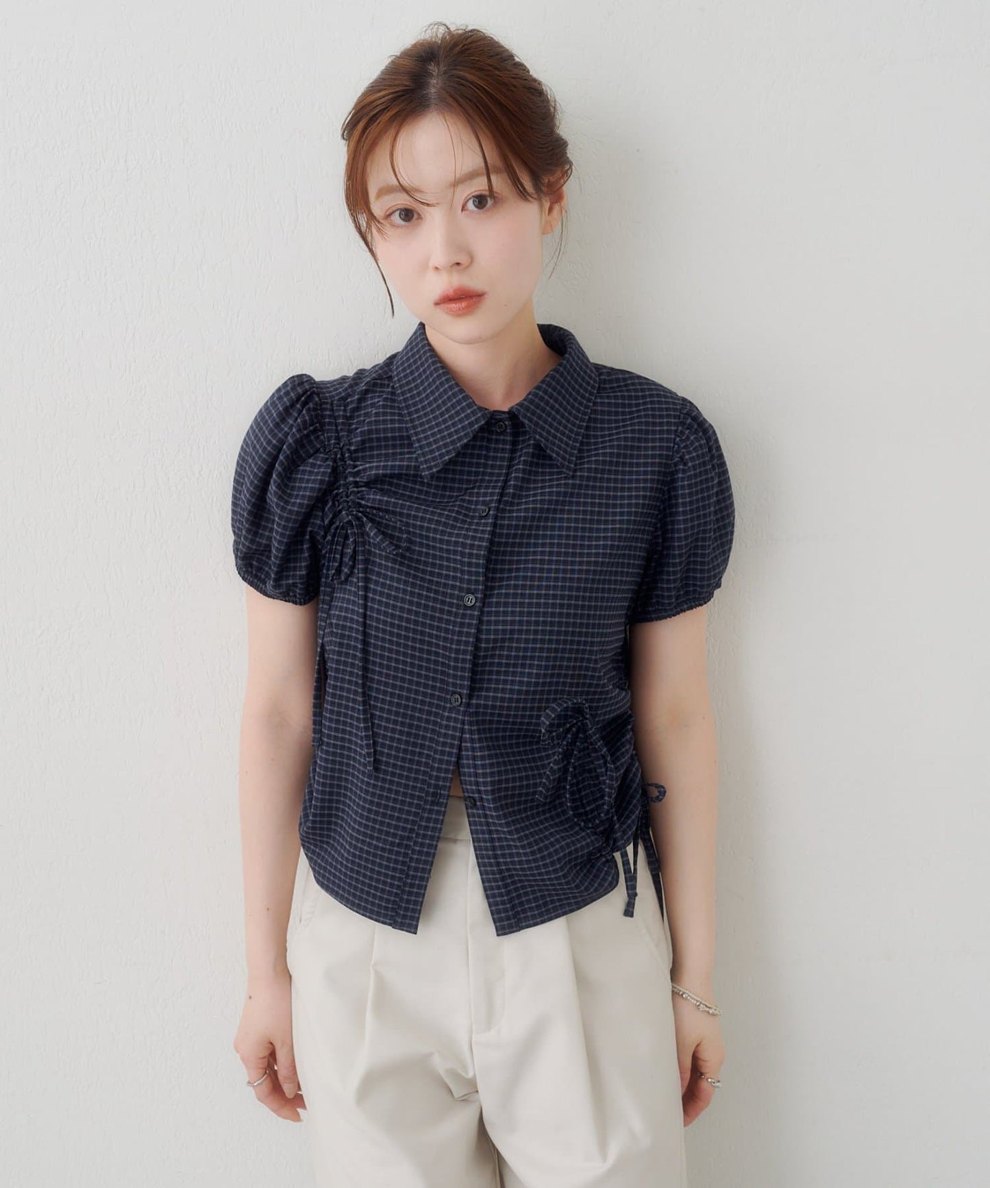 Kastane puff rubbon shirt - Image 10