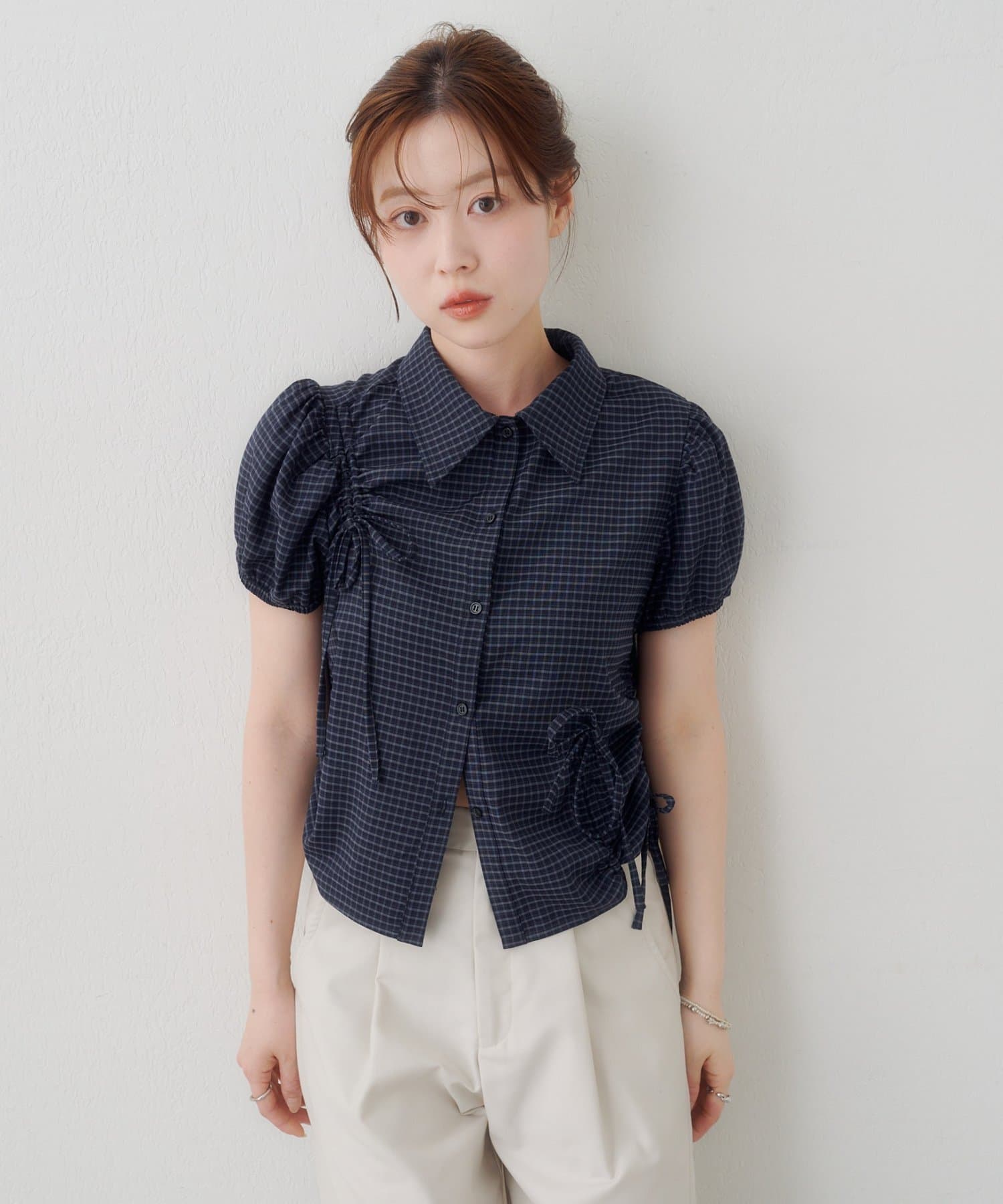 Kastane puff rubbon shirt - Image 10