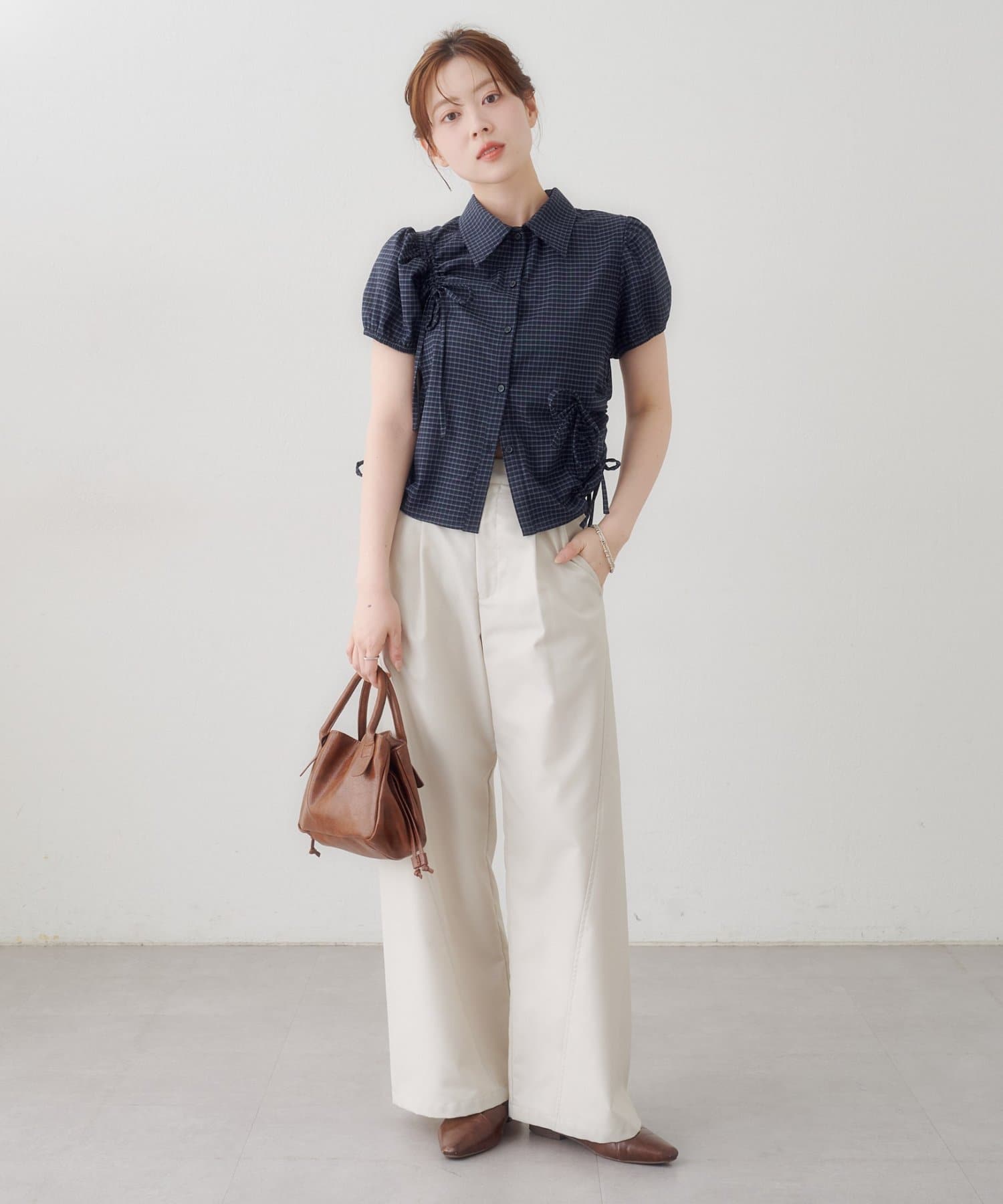 Kastane puff rubbon shirt - Image 12