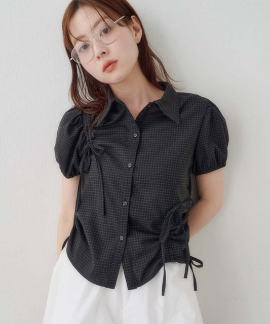Kastane puff rubbon shirt - Image 2
