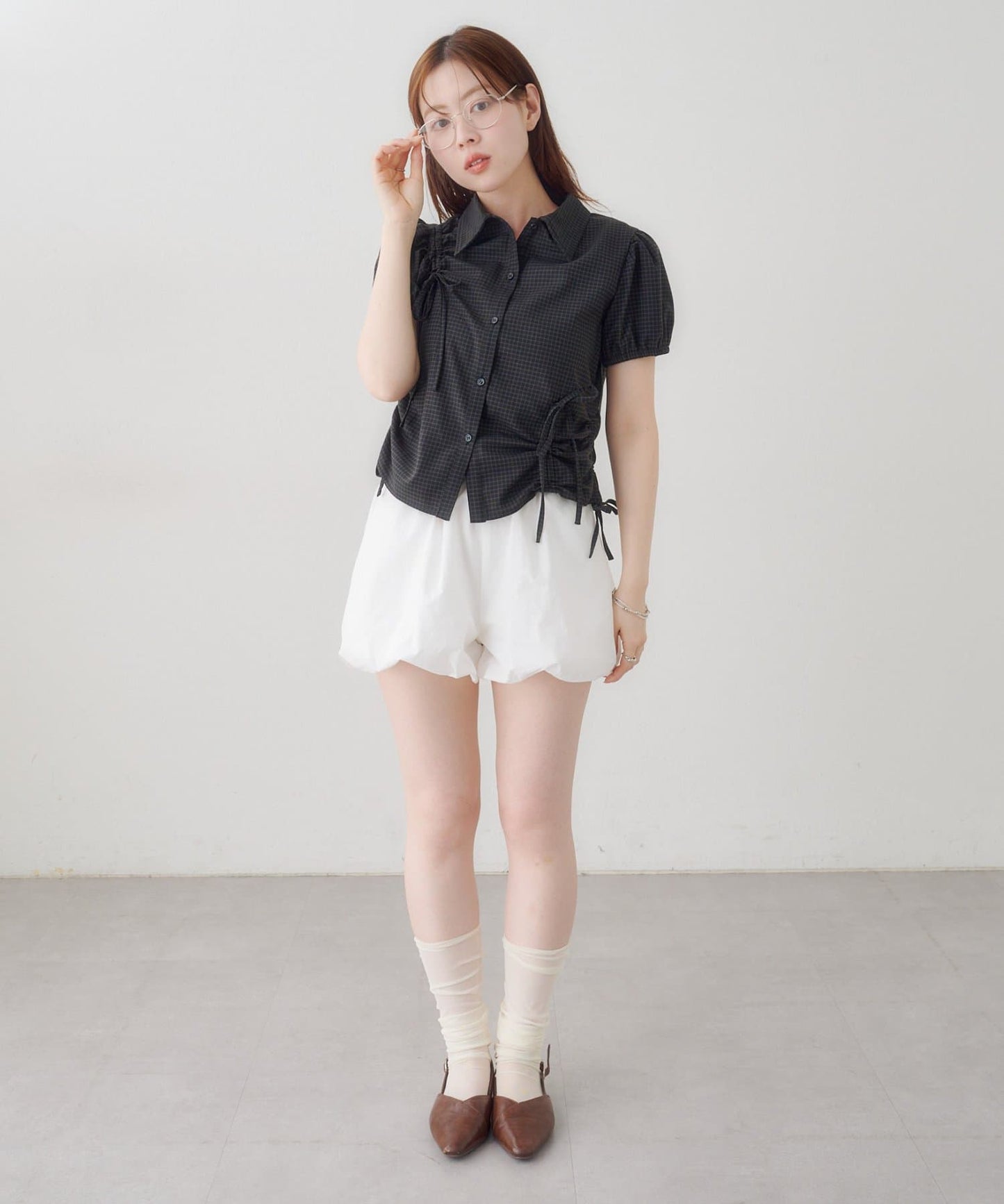 Kastane puff rubbon shirt - Image 24
